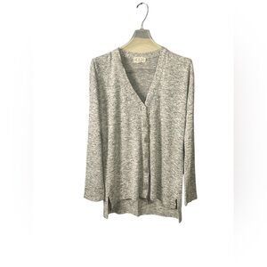 Pink rose black and white color cardigan